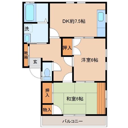 ファミリープラザＦの物件間取画像